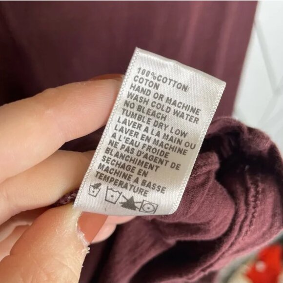 James Perse Rolled Sleeve Scoop Neck T-Shirt Dress - Picture 6 of 9